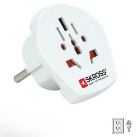 SKROSS EU konnektor adapter