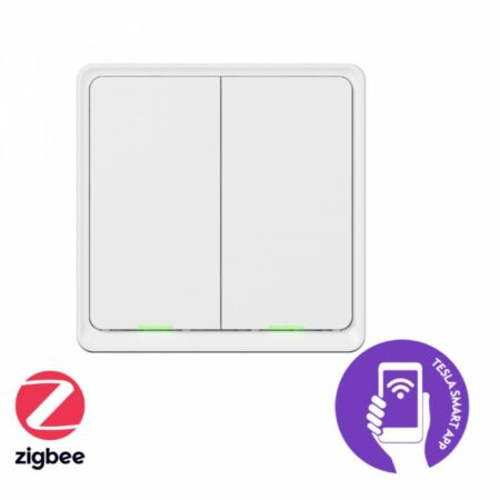 Tesla okos kapcsoló, dupla, ZigBee