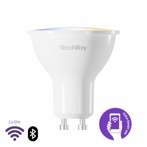 TechToy okos izzó RGB 4,5W GU10