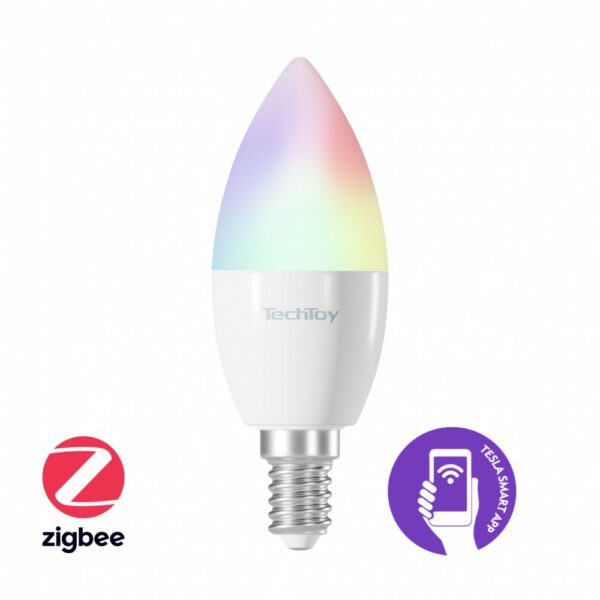 TechToy okos izzó RGB 6W E14 ZigBee