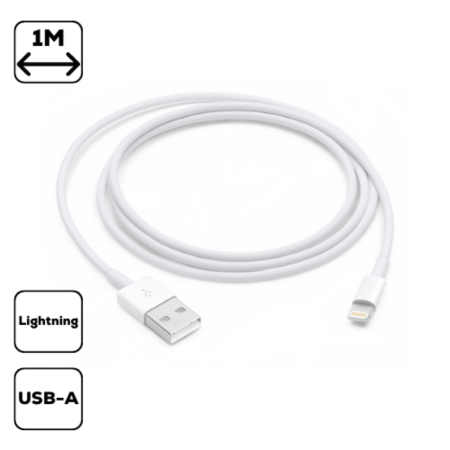 Apple iPhone Lightning USB adat, töltőkábel,1m