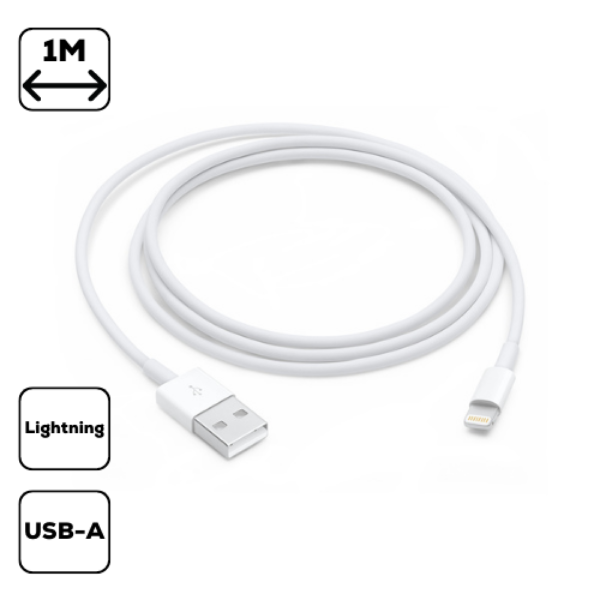 Apple iPhone Lightning USB adat, töltőkábel,1m
