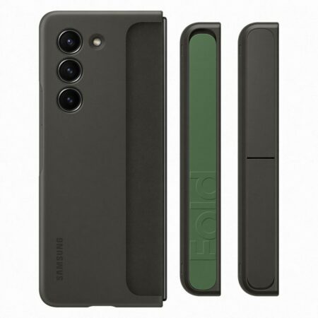 Samsung Galaxy Z Fold 5 Álló tok szíjjal, Grafit