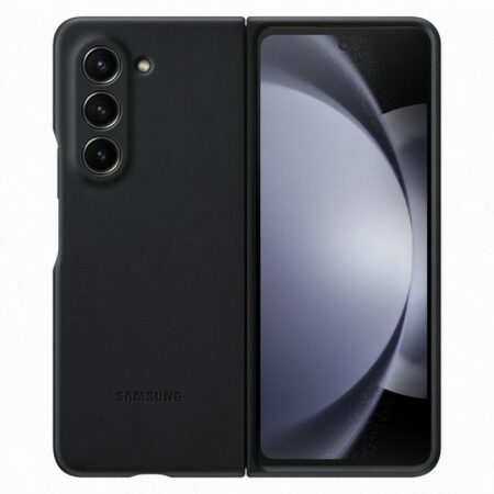 Samsung Galaxy Z Fold 5 Eco bőr tok, Grafit