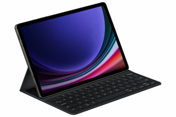Samsung Tab S9 vékony billentyűzetes tok,Fekete