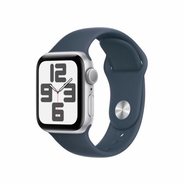 Apple Watch SE3 40mm ezüst Alu tok,Sötétkék sport szíj (M/L)