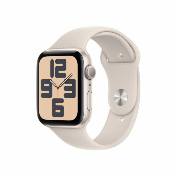 Apple Watch SE3 44mm fényes Alu tok,Csillagfény sport szíj (M/L)
