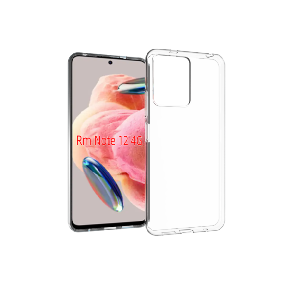 Xiaomi Redmi Note 12 4G szilikon hátlap, Átlátszó