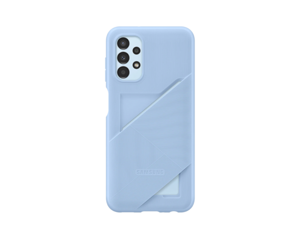 Samsung Galaxy A13 kártyatartós hátlap, kék,sérült