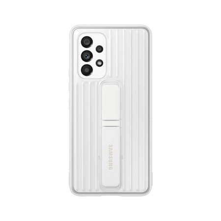 Samsung A53 5G Protective Standing cover, Fehér,sérült