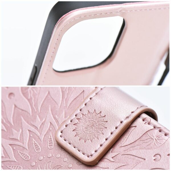 MEZZO Book case for SAMSUNG S23 Ultra mandala rose gold - Image 5