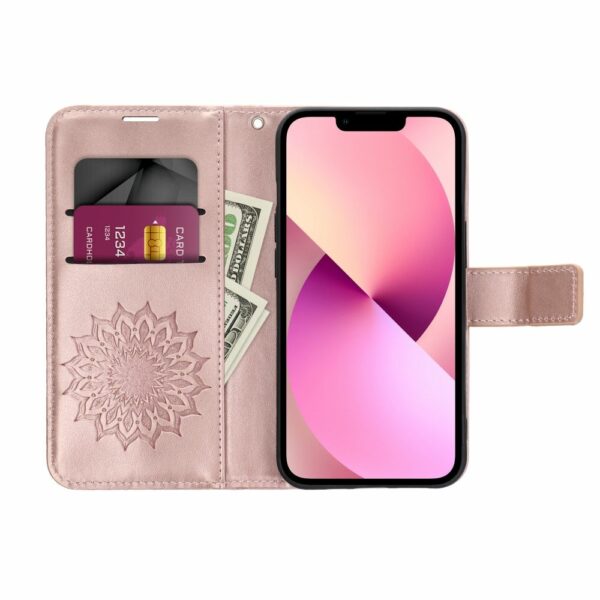 MEZZO Book case for SAMSUNG S23 Ultra mandala rose gold - Image 4