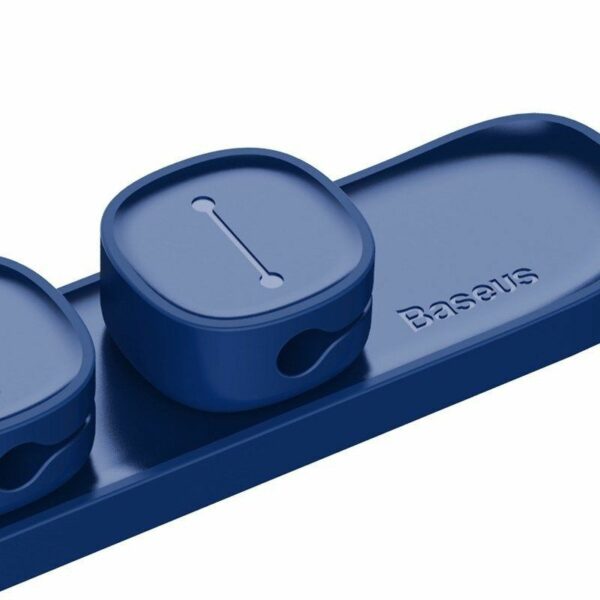 BASEUS cable organizer Cross Peas Cable Clip Blue ACWDJ-03 - Image 7