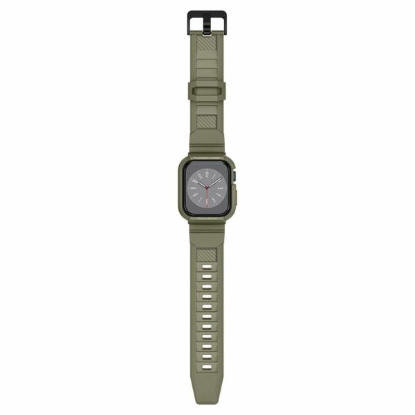 SPIGEN Rugged Armor ”PRO” case for APPLE WATCH 4 / 5 / 6 / 7 / 8 / SE (44 / 45 MM) vintage khaki - Image 4
