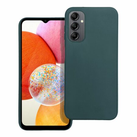 MATT Case for SAMSUNG A14 4G dark green