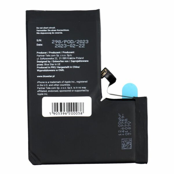 Battery  for Iphone 13 PRO 3095 mAh  Blue Star HQ - Image 2