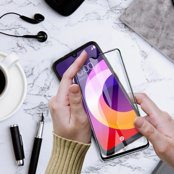 5D Full Glue Ceramic Glass - for Iphone 14 Pro Max black - Image 4