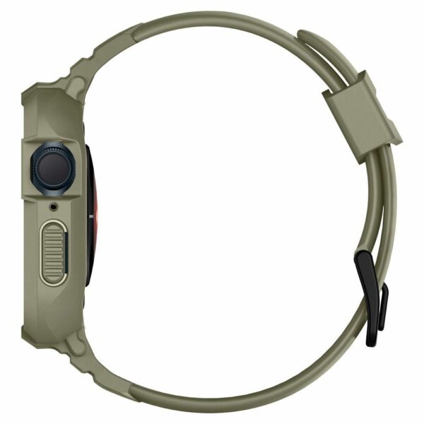 SPIGEN Rugged Armor ”PRO” case for APPLE WATCH 4 / 5 / 6 / 7 / 8 / SE (44 / 45 MM) vintage khaki - Image 2