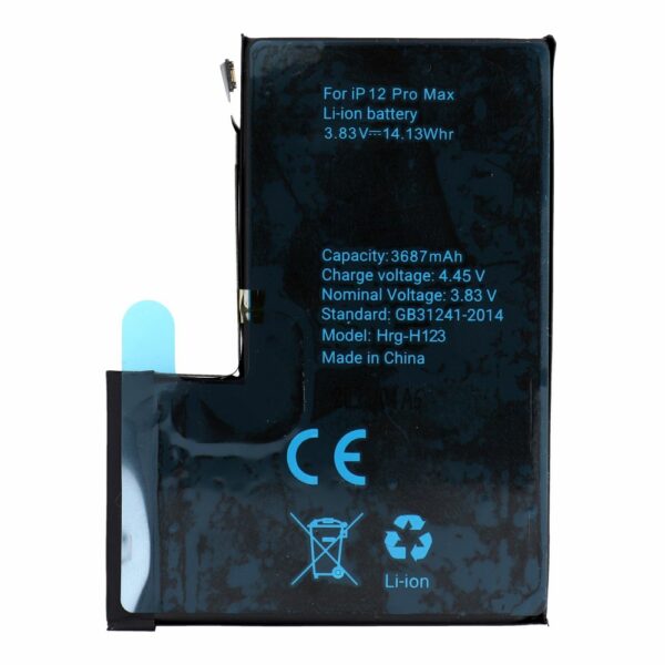 Battery  for Iphone 12 PRO MAX 3687 mAh  Polymer BOX - Image 5