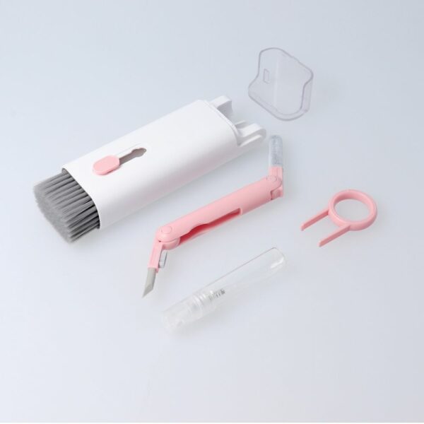 Cleaning kit for keybords / earphones / headphones / mobile pink - Image 2