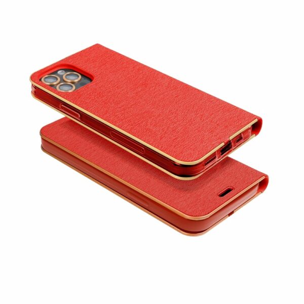 LUNA Book Gold for SAMSUNG S23 Ultra red - Image 6