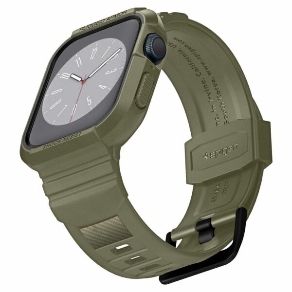 SPIGEN Rugged Armor ”PRO” case for APPLE WATCH 4 / 5 / 6 / 7 / 8 / SE (44 / 45 MM) vintage khaki - Image 7
