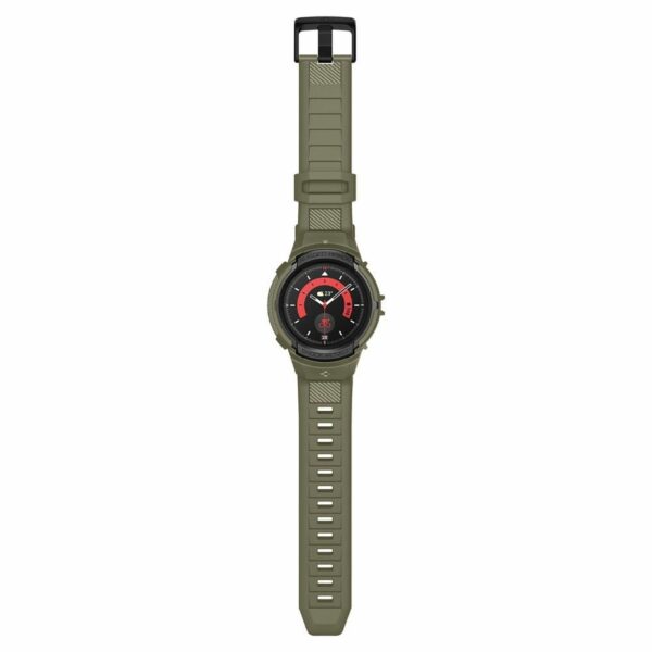 SPIGEN Rugged Armor ”PRO” for SAMSUNG WATCH 5 PRO (45 MM) vintage khaki - Image 9