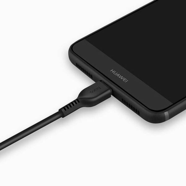 Hoco USB kábel Flash X20 USB Type C 3 méteres fekete - Image 2