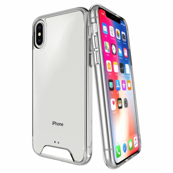 Ütésálló szilikon hátlap,iPhone13 Pro Max,Átlátszó - Image 4
