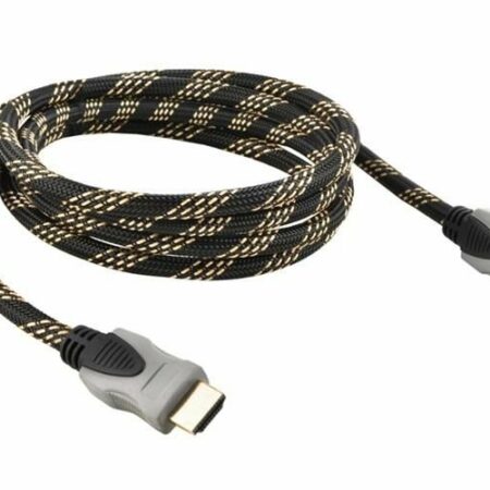 HDMI kábel 3m -es, 2.0 Ethernet 4K, 24 karátos aranyozott dugasszal, árnyékolt szövetborítással