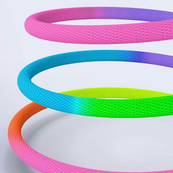 Rainbow USB Type C QC 3.0 1 méteres gyorstöltési funkció - Image 2