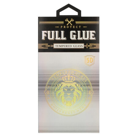 IPHONE X , XS fekete üvegfólia Full Glue 5D 0.2mm
