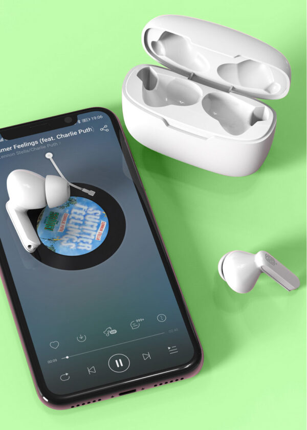 Bluetooth fülhallgató AIR Pro TWS I20 fekete professziónális hangminőség - Image 4