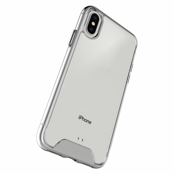 Ütésálló szilikon hátlapvédő telefontok, Samsung Galaxy A10, Átlátszó