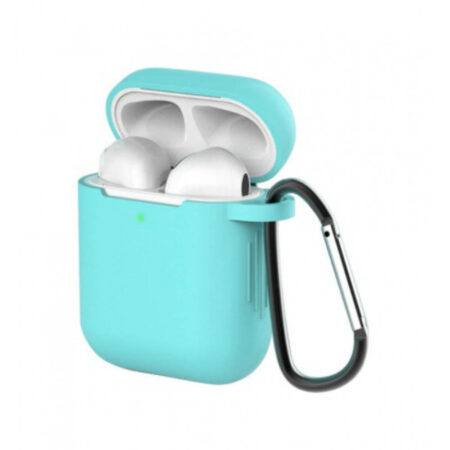 Apple Airpods szilikon tok, 1.5mm, Menta zöld
