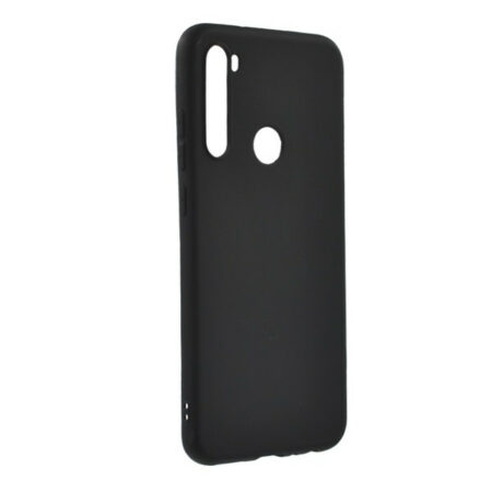 Szilikon hátlapvédő telefontok (matt) Fekete [Xiaomi Redmi Note 8T]